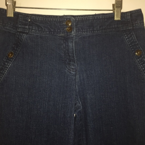 Harve Bernard Loose leg Jeans Sz 4 Petite GUC - Picture 5 of 9